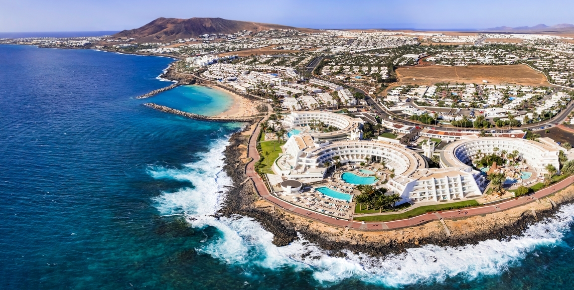 Playa Blanca from above