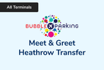 Bubble Valet Parking with LGW to LHR Transfer logo