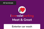 I Love Valet Parking + Car Wash logo