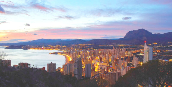 Benidorm skyline