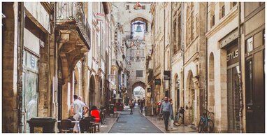 Bordeaux city street.