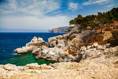 Rocks along the coast of Majorca
