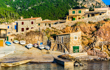 Boats at Valldemossa in Majorca