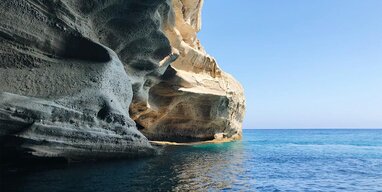 Rock and sea at Side