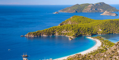 Oludeniz sea and bay.