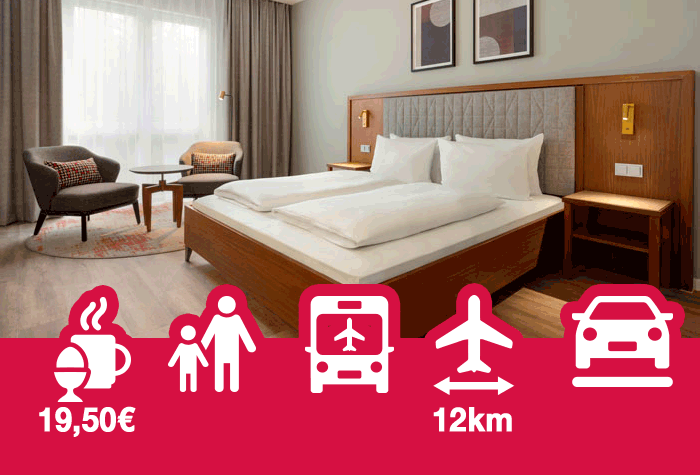 Hotelbett Ramada by Wyndham Düsseldorf Ratingen
