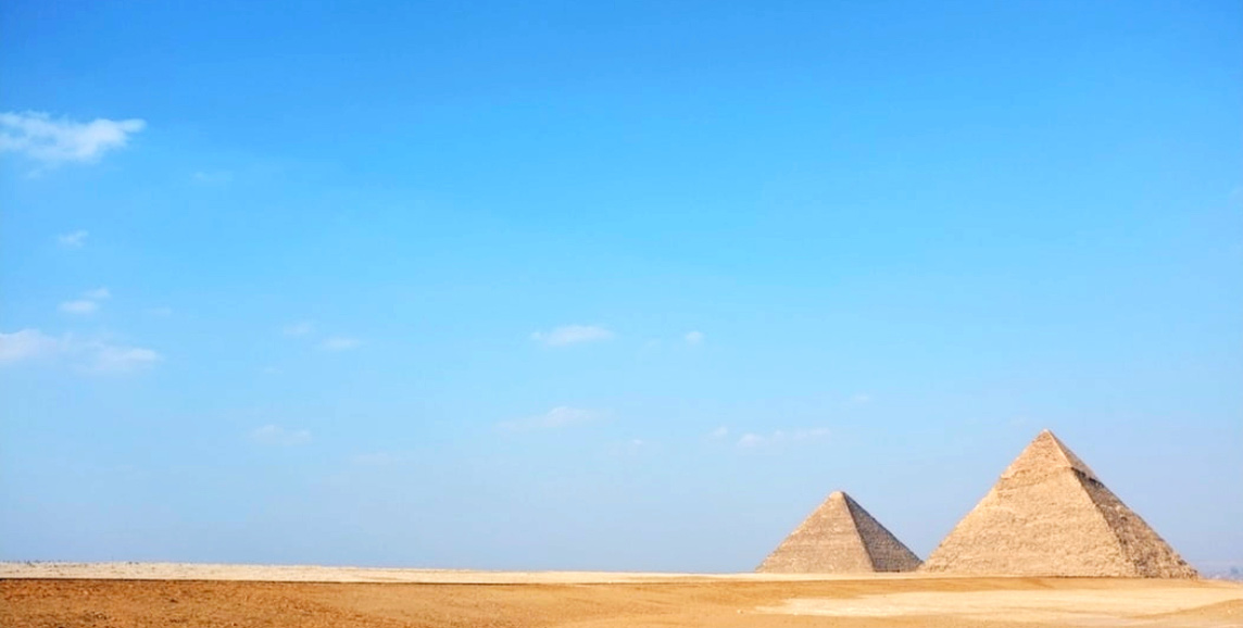 The great pyramids of Giza