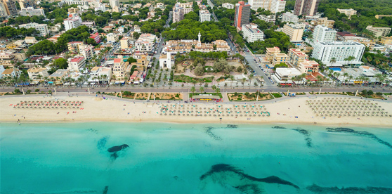 Palma Beach, Mallorca, Spain
