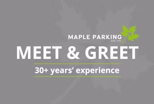 The Logo for Maple Parking at Birmingham Airport - A Meet and Greet Car Parking Service