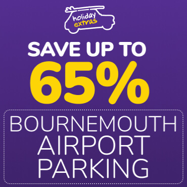 Bournemouth Airport Parking Holiday Extras Discount Desktop Banner