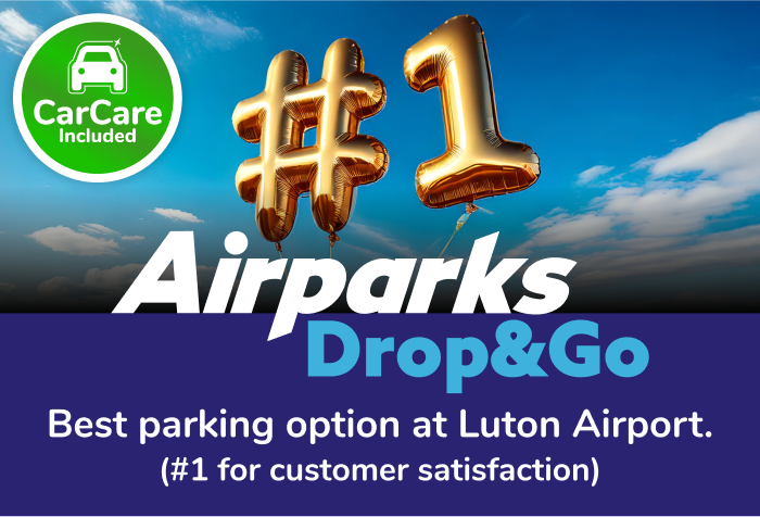 Airparks Drop and Go Luton Airport secure parking with shuttle transfer