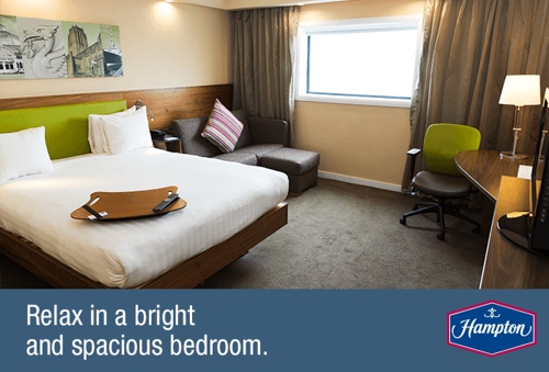 Crowne Plaza with parking at the hotel