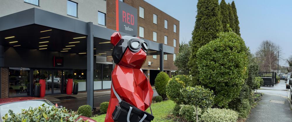 Exterior of the hotel