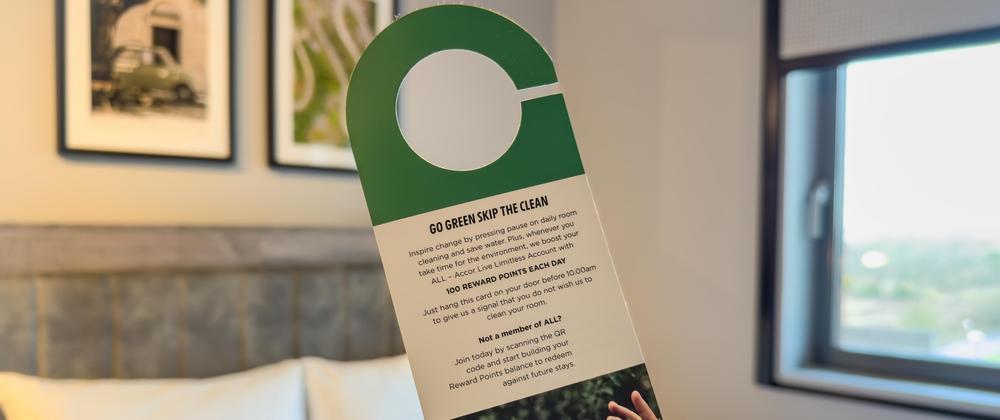 You can skip the daily room clean to save water