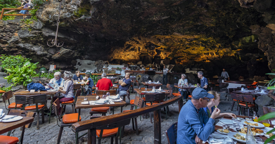 Jameos Del Agua cave restaurant