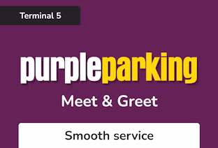 Purple Parking Meet and Greet T5 logo, smooth service