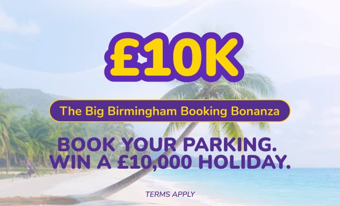 Win £10k holiday when you book Birmingham Airport Parking