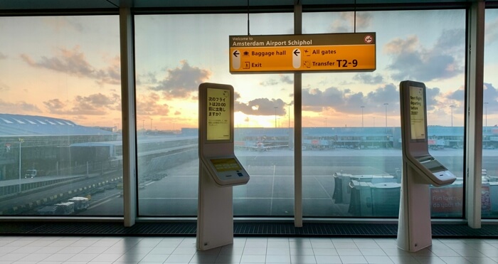 Gates van Amsterdam Airport Schiphol