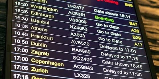 Flyinformation for Københavns Lufthavn