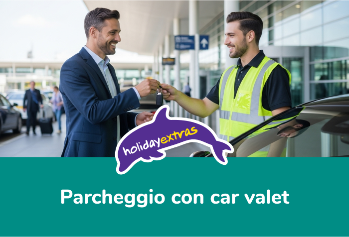 Parcheggio a Fiumicino scoperto - car valet logo