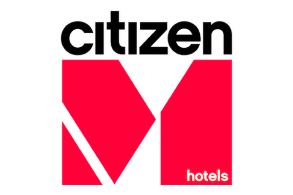 Logo de l'hôtel citizenM à l'aéroport Charles de Gaulle