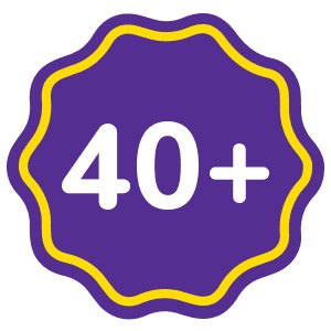 Holiday Extras 40 års erfaring-logo