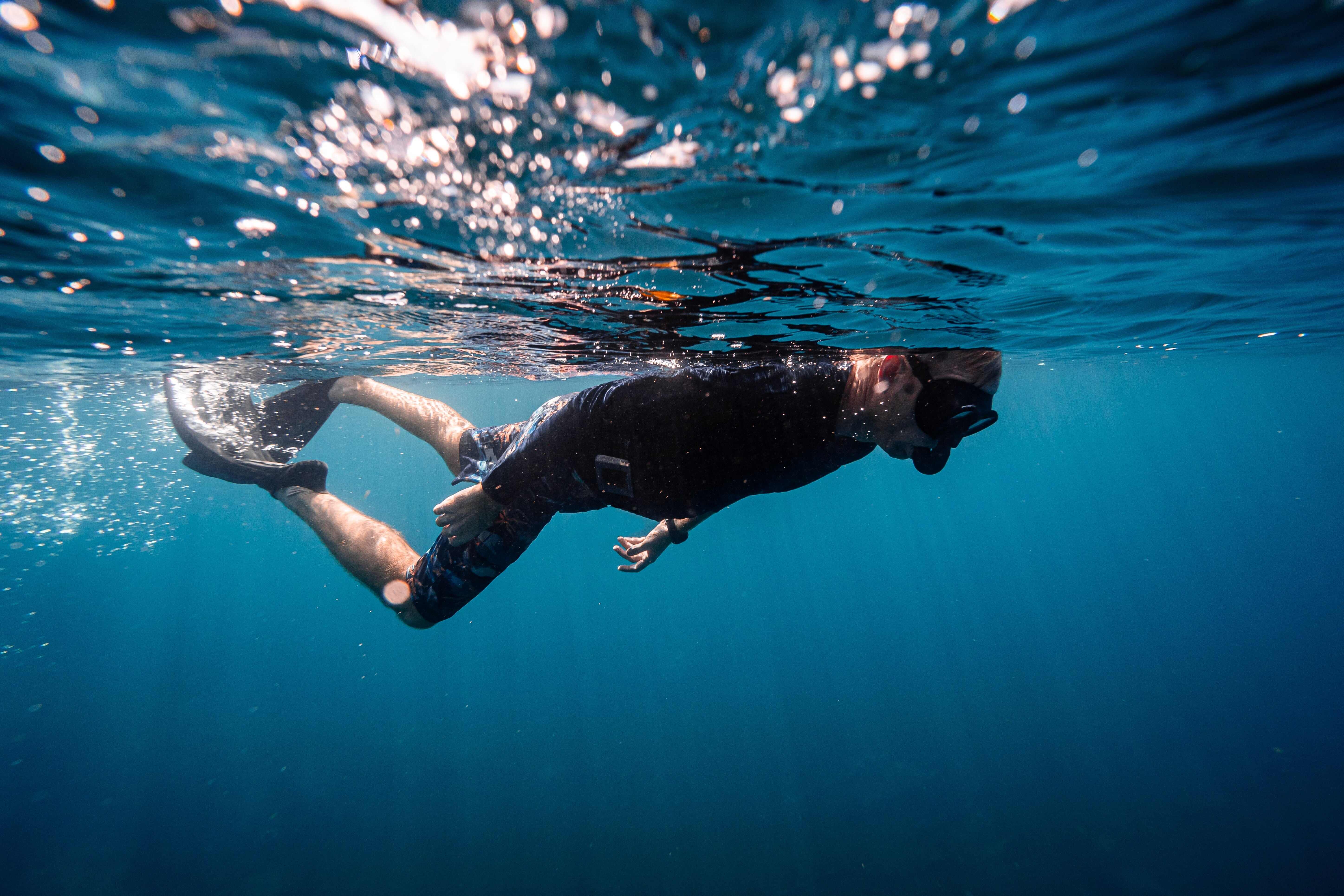 Paddleboarding along Tunisia's Mediterranean coast