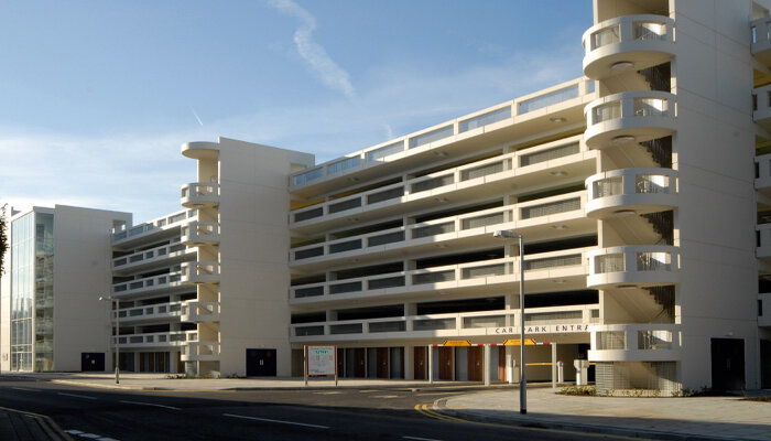 Exterior image of the Ocean Way car park multi-storey building