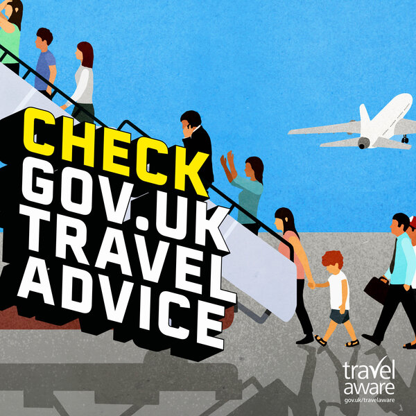 Check GOV.UK Travel Advice — summer holidays
