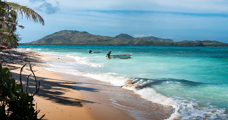A picture of a beach in Fiji