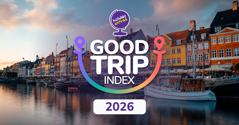 A world map highlighting the top ethical travel destinations in the Good Trip Index 2026
