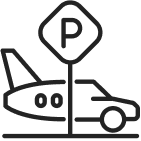 Airport parking icon