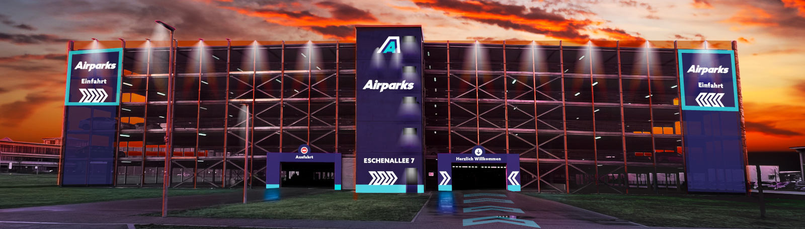 Privat Parken Flughafen München Parkhaus www.holidayextras.com