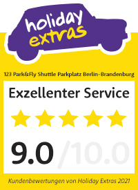 Zertifikat 123 Park&Fly Shuttle Berlin Brandenburg