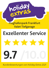 Zertifikat Flughafenpark Frankfurt Valet Tiefgarage