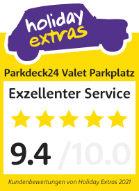Zertifikat Parkdeck24 Valet Parkplatz