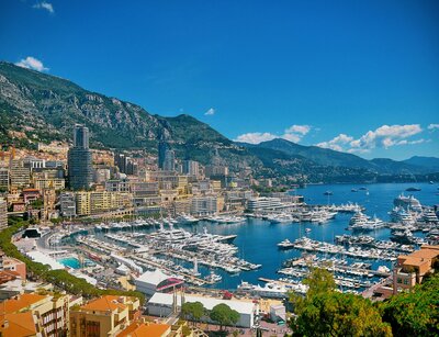 Blick auf Monaco