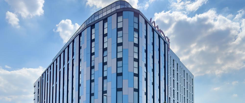 Exterior of the hotel