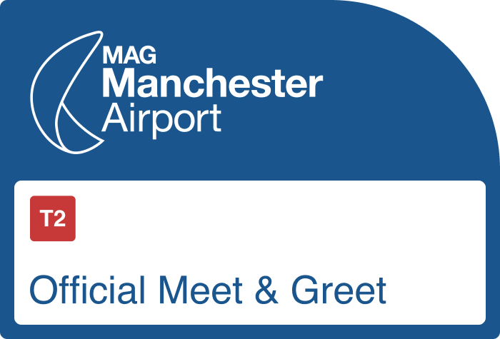Meet & Greet Terminal 2 Car Park (P1) Manchester Airport Logo