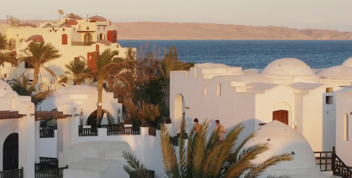scenic view of Hurghada during the day with view of the sea
