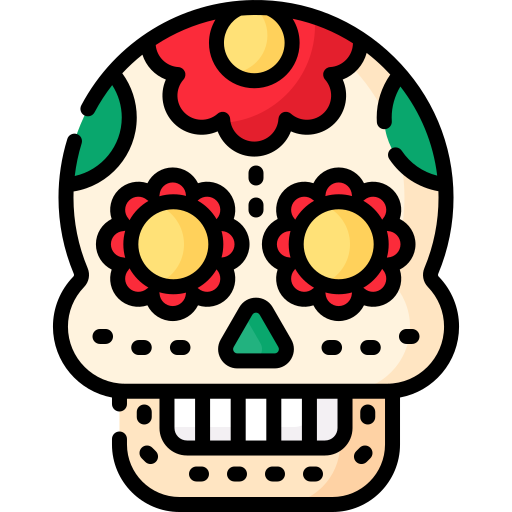 Day of the dead mexico symbol