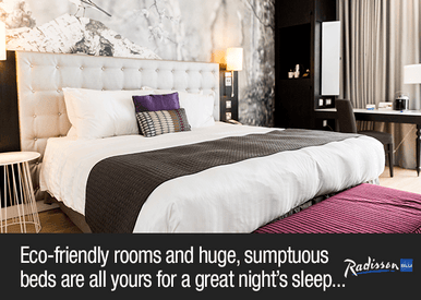 east midlands airport radisson blu bedroom