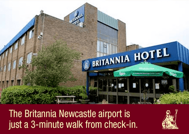 newcastle airport britannia exterior