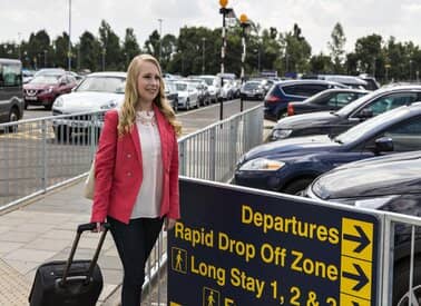 rapid drop off sign east midlands airport