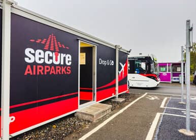 secure airparks exterior edinburgh airport