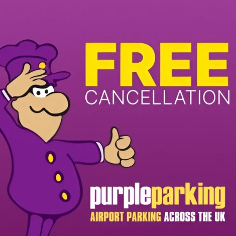 Free Cancellation on Heathrow Airport Parking Terminal 2 with Purple Parking