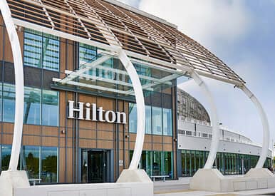 southampton port hotels hilton exterior