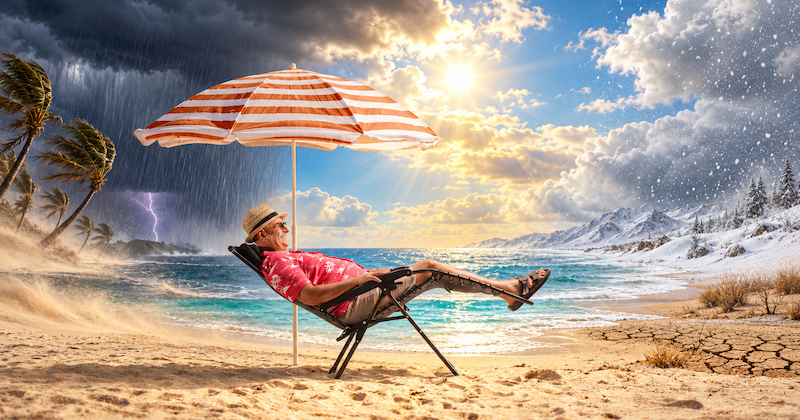 One beach every weather