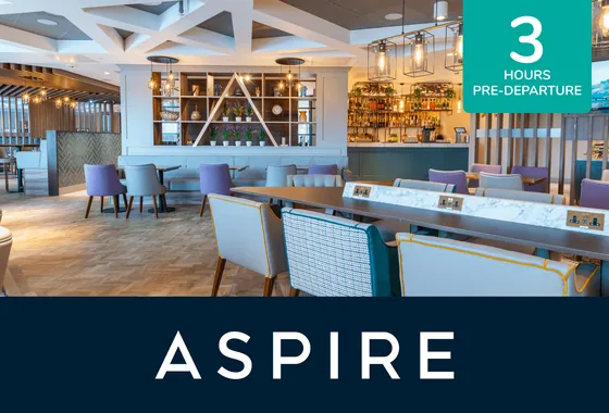 Aspire lounge at Edinburgh Airport