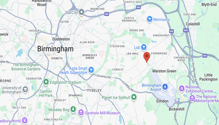 Birmingham Airport Airparks Drop and Go Map